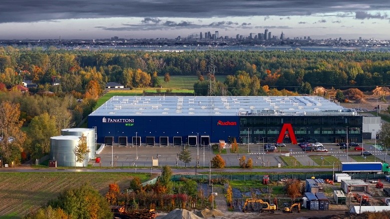 Plateforme logistique Auchan à Wilcza Góra, Varsovie