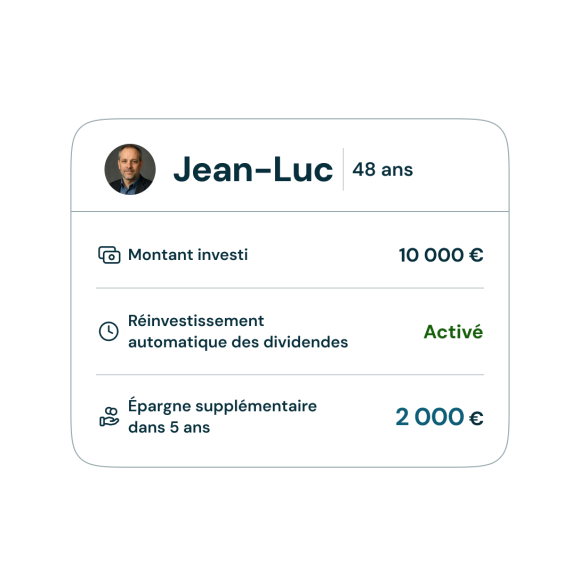 Option réinvestissement 