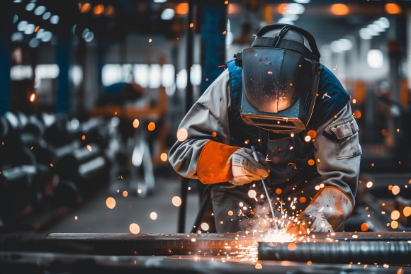 Travailleur dans une usine